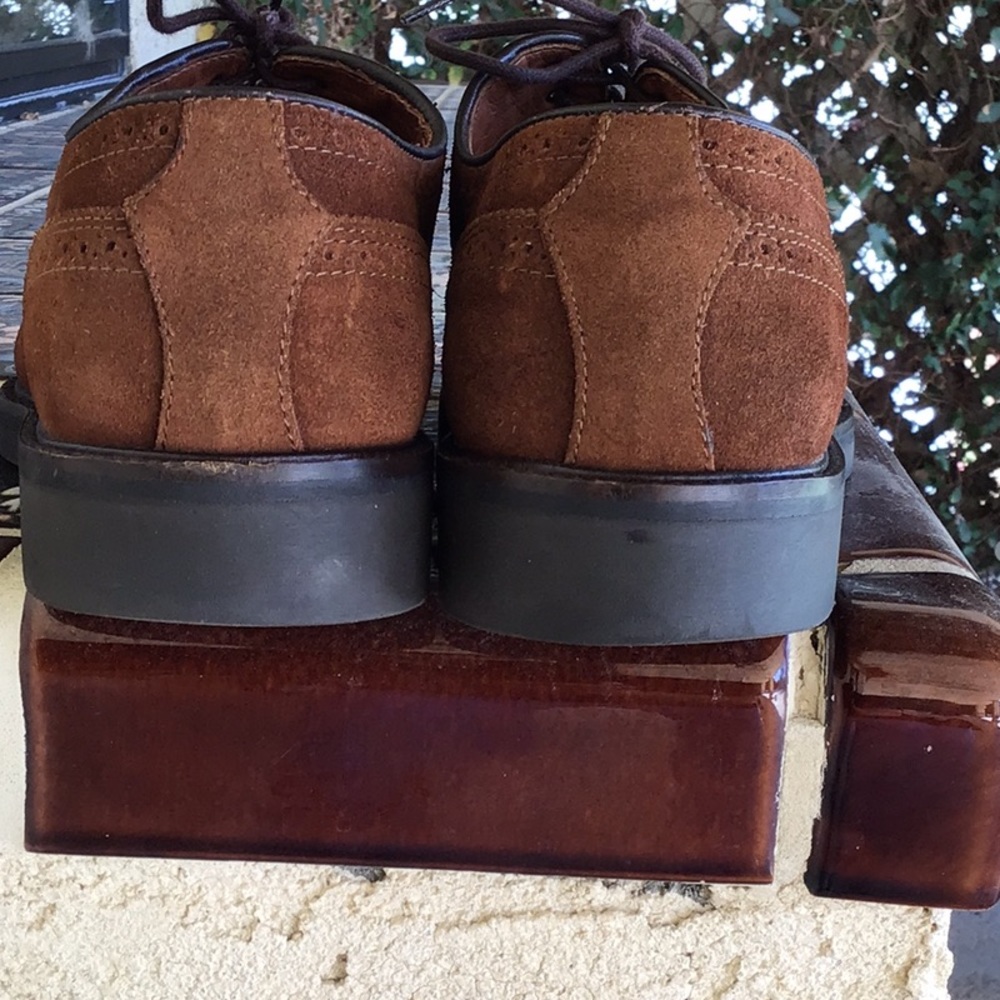 Polo Ralph Lauren suede wingtips 8.5/D used - Picture 10 of 16